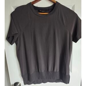 ATHLETA short sleeve Top Women's S brown/grey